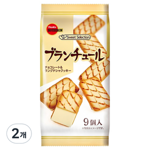 부르본 랑그드샤 블란츌 쿠키, 70g, 2개