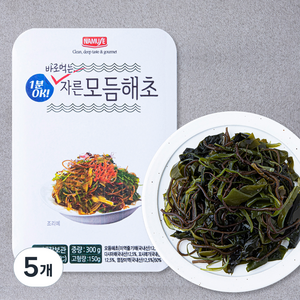 나무새 자른 모듬해초, 300g, 5개