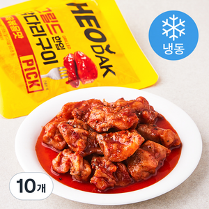 허닭 PICK 그릴드 한입 닭다리구이 제육볶음맛 (냉동), 100g, 10개