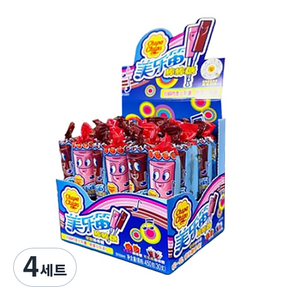 츄파춥스 피리캔디 딸기향 15p + 콜라향 15p 세트, 450g, 4세트