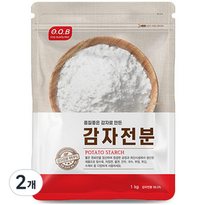 OQB 감자전분, 1kg, 2개