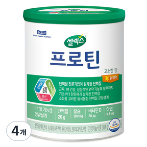 셀렉스 프로틴 고소한 맛, 304g, 4개