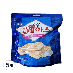 해태제과 크림 미니 웨하스, 150g, 5개