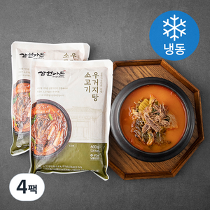 삼원가든 소고기 우거지탕 (냉동), 600g, 4팩