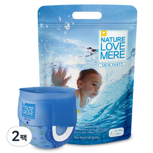 네이쳐러브메레 수영장 팬티형 기저귀 남여공용, 대형(L), 6매