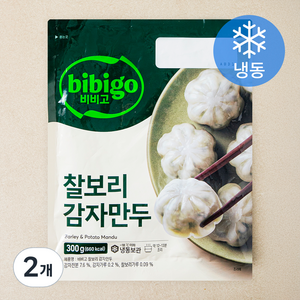 비비고 찰보리 감자만두 (냉동), 300g, 2개