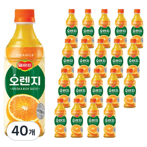 델몬트 오렌지, 400ml, 40개