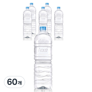 아이시스 무라벨 ECO 생수, 2L, 60개