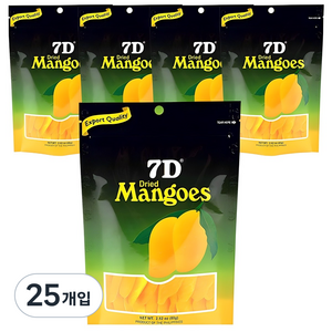 세븐디 7D 건조 망고, 80g, 25개입