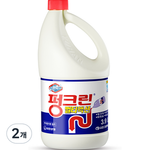 유한락스 펑크린 멀티액션 세정제 용기, 3.9L, 2개