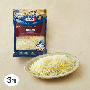 크래프트 슈레드 이탈리안 파이브 치즈, 226g, 1개입, 3개
