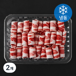 미국산 우삼겹 돌돌말이 (냉동), 500g, 2개
