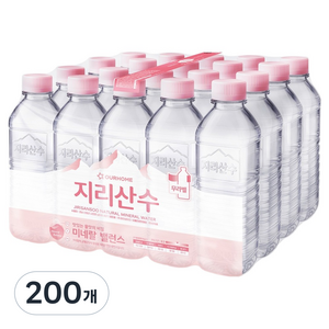지리산수 무라벨, 500ml, 200개