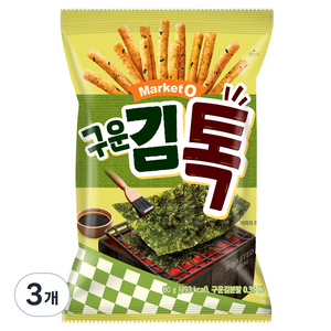마켓오 오리온 구운김톡, 80g, 3개