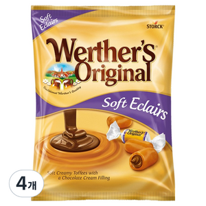 웨더스오리지날 초코크림필링 소프트 이클레, 100g, 4개