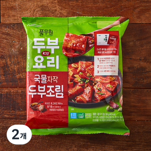 풀무원 국물 두부 조림, 380g, 2개