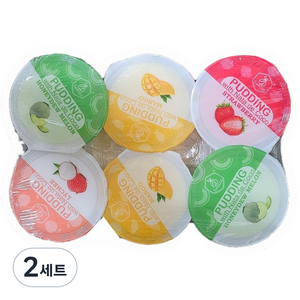스위코 푸딩 6p, 480g, 2세트