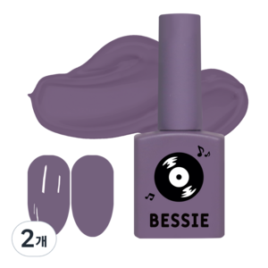 베씨 컬러 젤네일, GOGO 퍼플, 11ml, 2개