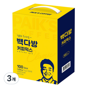 빽다방 커피믹스 스틱커피, 12g, 100개입, 3개