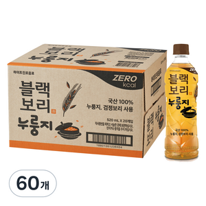 하이트진로 블랙보리 누룽지 음료, 520ml, 60개