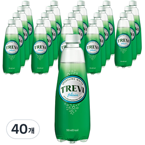 트레비 플레인 페트, 500ml, 40개