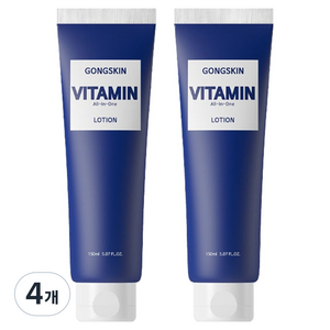 공스킨 비타민 올인원 로션, 150ml, 4개