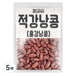 조은약초 홍강낭콩 적강낭콩, 1kg, 5개