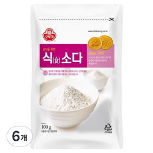 오뚜기 식소다, 100g, 6개