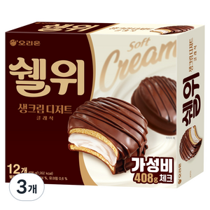 오리온 쉘위 클래식, 408g, 3개