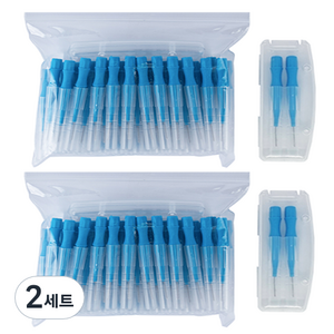 다덴 메디메이트 i형 치간칫솔 S + 휴대용 케이스 2p, 1mm, 100개입, 2세트