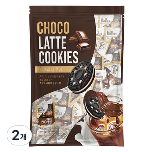 초코 라떼 쿠키 200p, 1kg, 2개