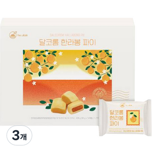 더제주 달코롬 한라봉 파이 14p + 쇼핑백, 420g, 3개