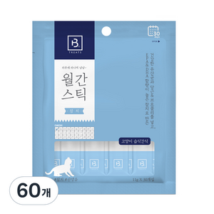 브리더랩 월간스틱 짜먹는 고양이 간식, 참치, 330g, 2개