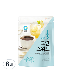 청정원 그린스위트, 200g, 6개