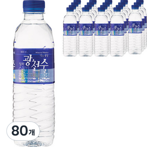 일화 광천수 생수, 80개, 500ml