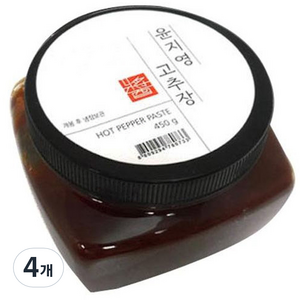 윤지영 고추장, 450g, 4개