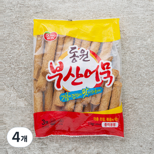 동원 부산 풍미봉봉 어묵, 1kg, 4개