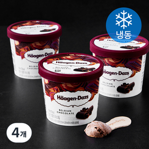 하겐다즈 벨지안 초콜릿 미니컵 멀티팩 아이스크림 (냉동)