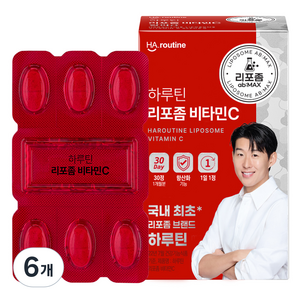 하루틴 리포좀 비타민C 1100mg, 30정, 6개