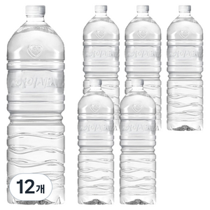 아이시스 생수 화이트캡 무라벨, 2L, 12개