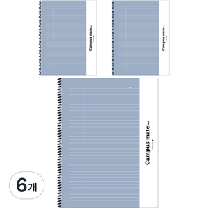 모닝글로리 캠퍼스메이트 원링 스프링노트, 랜덤발송, 6개