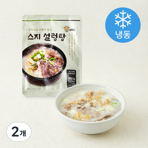 스지옥 스지 설렁탕 (냉동), 400g, 2개