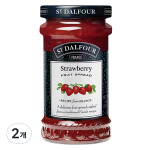샹달프 딸기잼, 170g, 2개