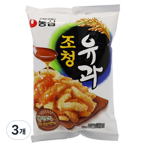 농심 조청유과, 96g, 3개