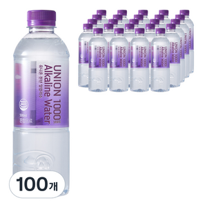 유니온천년알카리수, 500ml, 100개