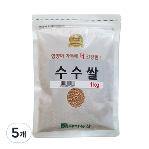 대한농산 수수쌀, 1kg, 5개