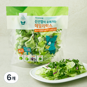 피그인더가든 신선함이 오래가는 데일리믹스, 200g, 6개