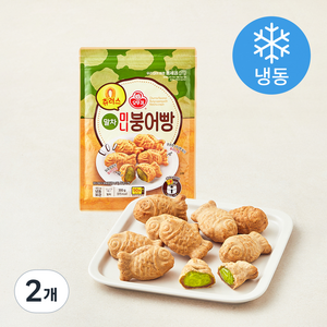 오뚜기 츄러스 미니붕어빵 말차 (냉동), 300g, 1개입, 2개