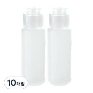 이글코리아 PE용기 50ml, 투명, 10개