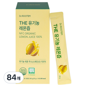 닥터루템 정품 THE 유기농 레몬즙 스틱, 20g, 84개